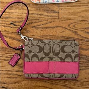 Coach wristlet